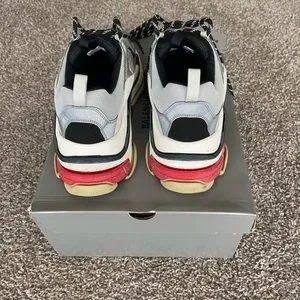 Balenciaga | Shoes | Balenciaga Triple S Size 42 Men White  display picture 2